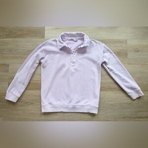 Vineyard Vines Girls Lavender Polo Sweatshirt